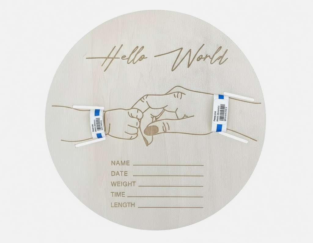 Birth Announcment Plaque