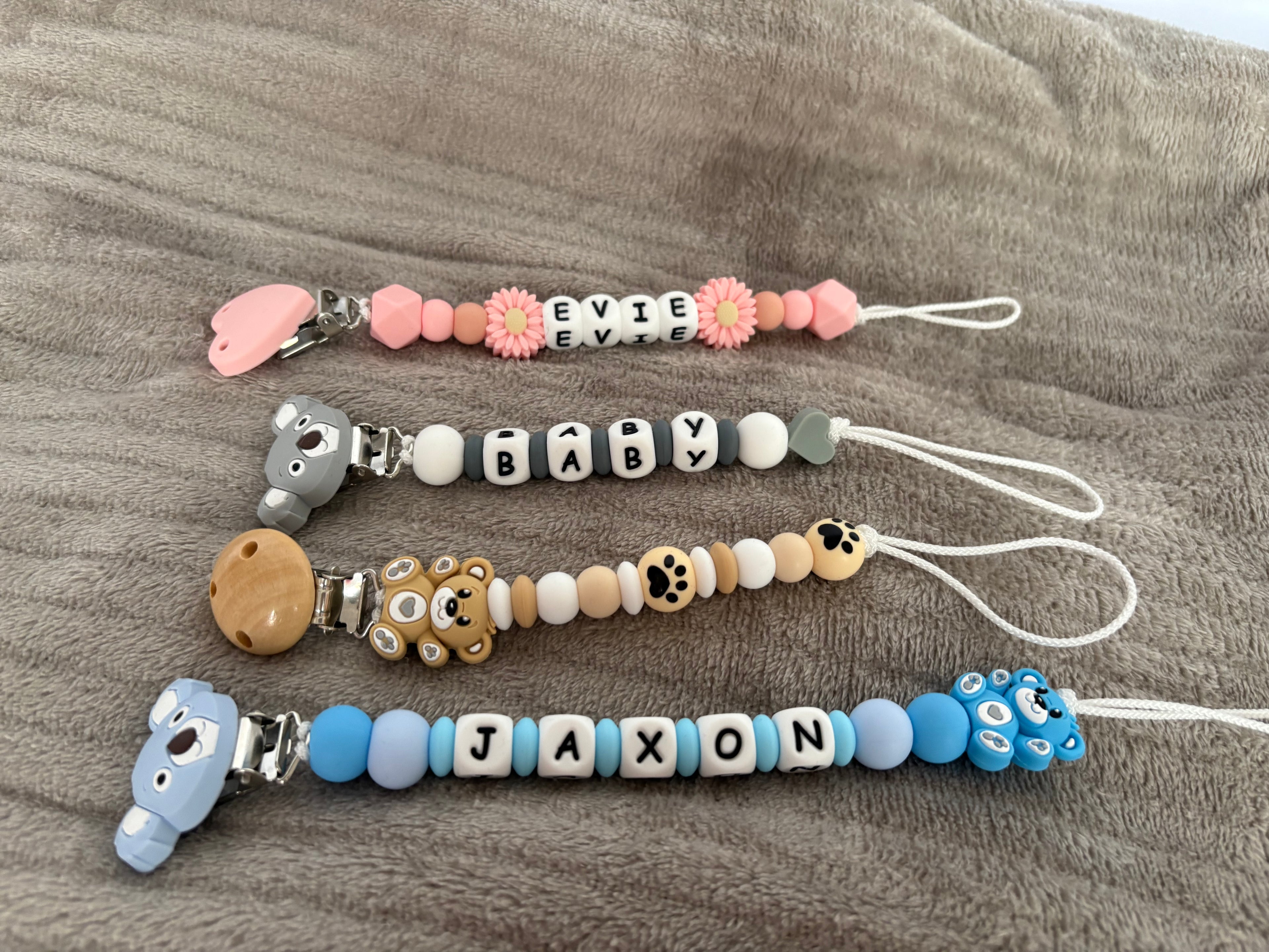 Personalised dummy clip